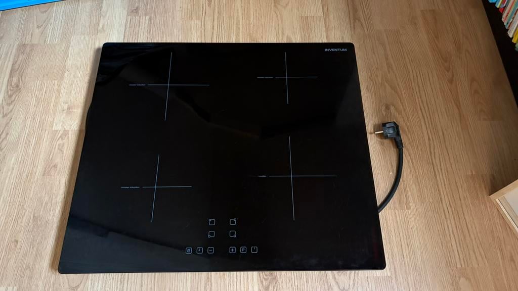 INVENTUM kookplaat 4 pits 220V gewone stekker, Ophalen, 4 kookzones, Zo goed als nieuw, Inbouw