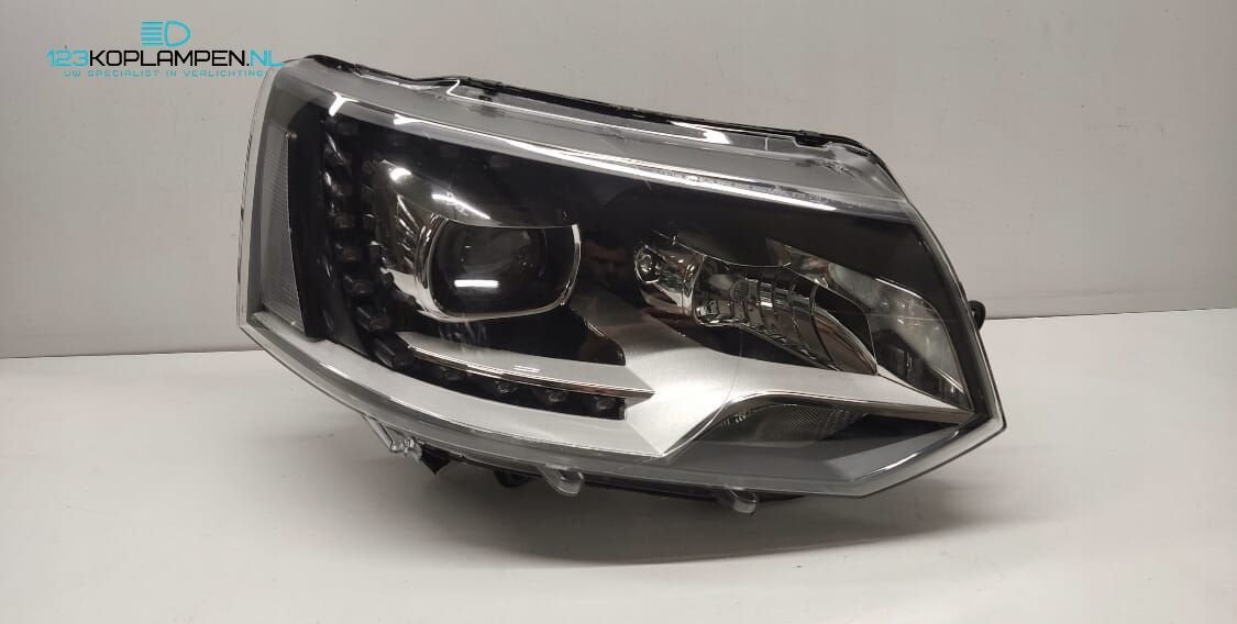 VW Volkswagen T5 Facelift 7E Xenon Led koplamp rechts 7E5941, Gebruikt, -, Volkswagen, -