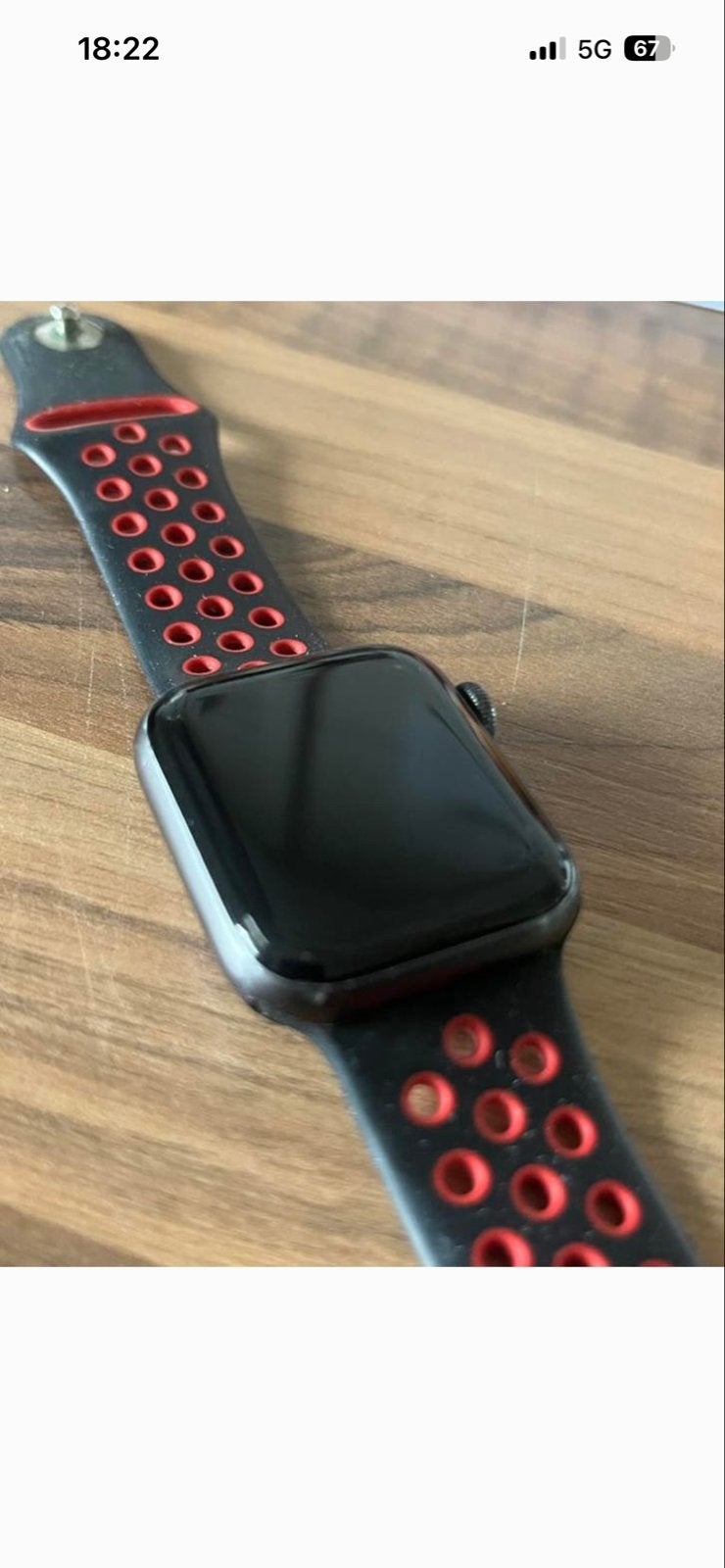 Apple Watch Series 5 40mm - Goede staat, Ophalen, Zwart, IOS, Waterdicht