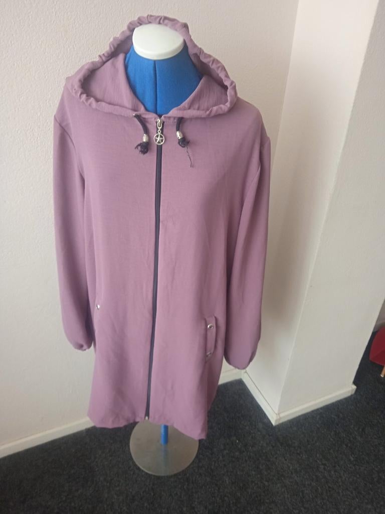 Lang vest met capuchon xxl kreukvrij 6,00, Ophalen of Verzenden, Zo goed als nieuw, Zwart, Trui of Vest