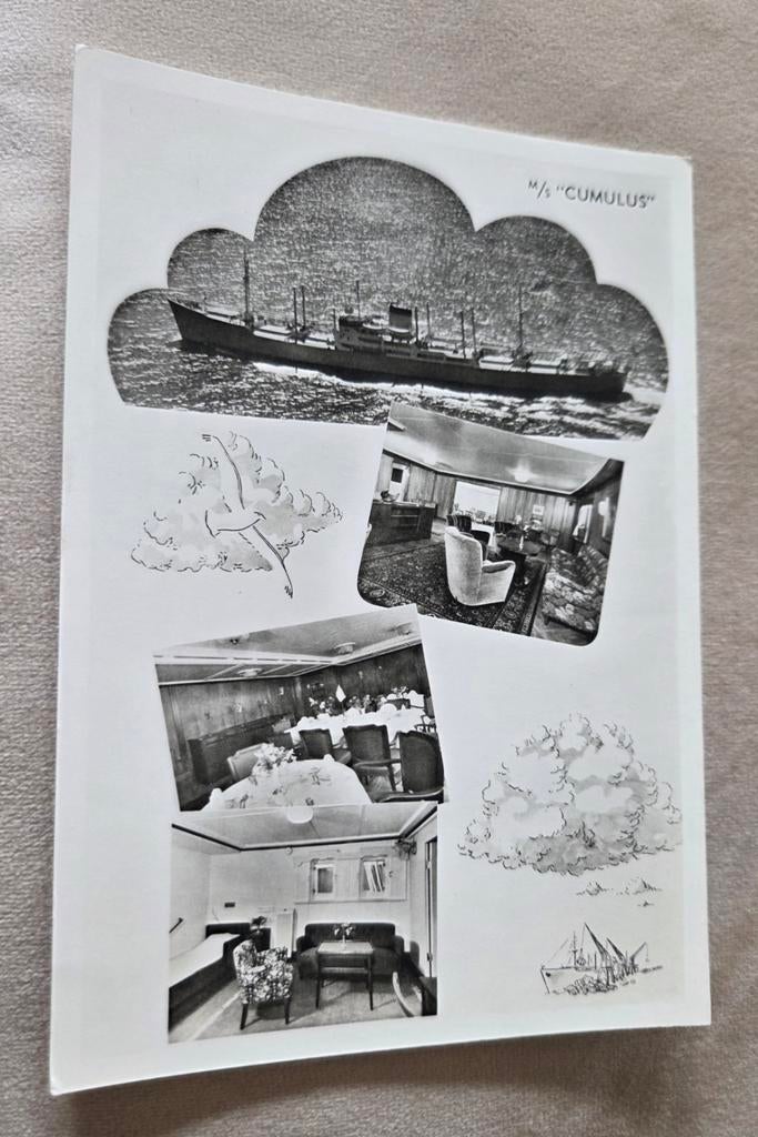 M/S Cumulus - Zweeds vrachtschip, Verzenden, 1940 tot 1960, Ongelopen, Voertuig