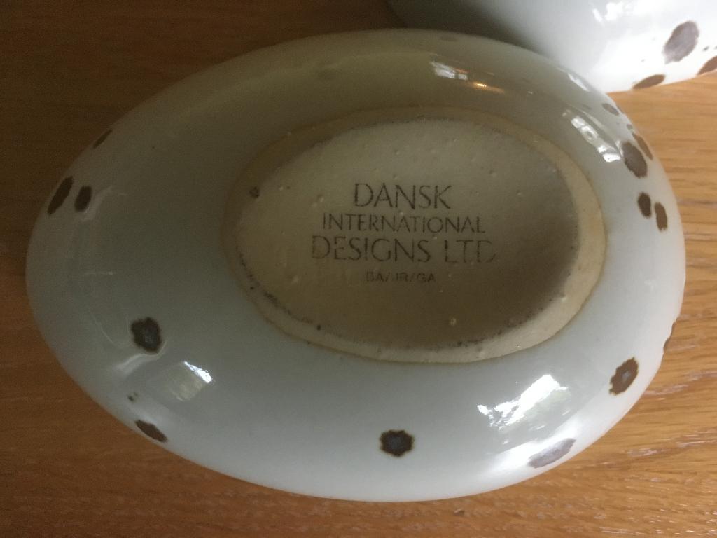 ovenschaaltjes "EI" Dansk Design, Keramiek, Ophalen of Verzenden, Zo goed als nieuw, Bord(en)