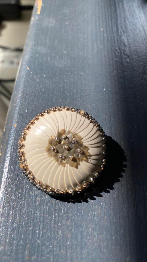 Antieke broche in zeer goede staat heel apart, Sieraden, Tassen en Uiterlijk, Antieke sieraden, Ophalen of Verzenden, Zilver, Ring