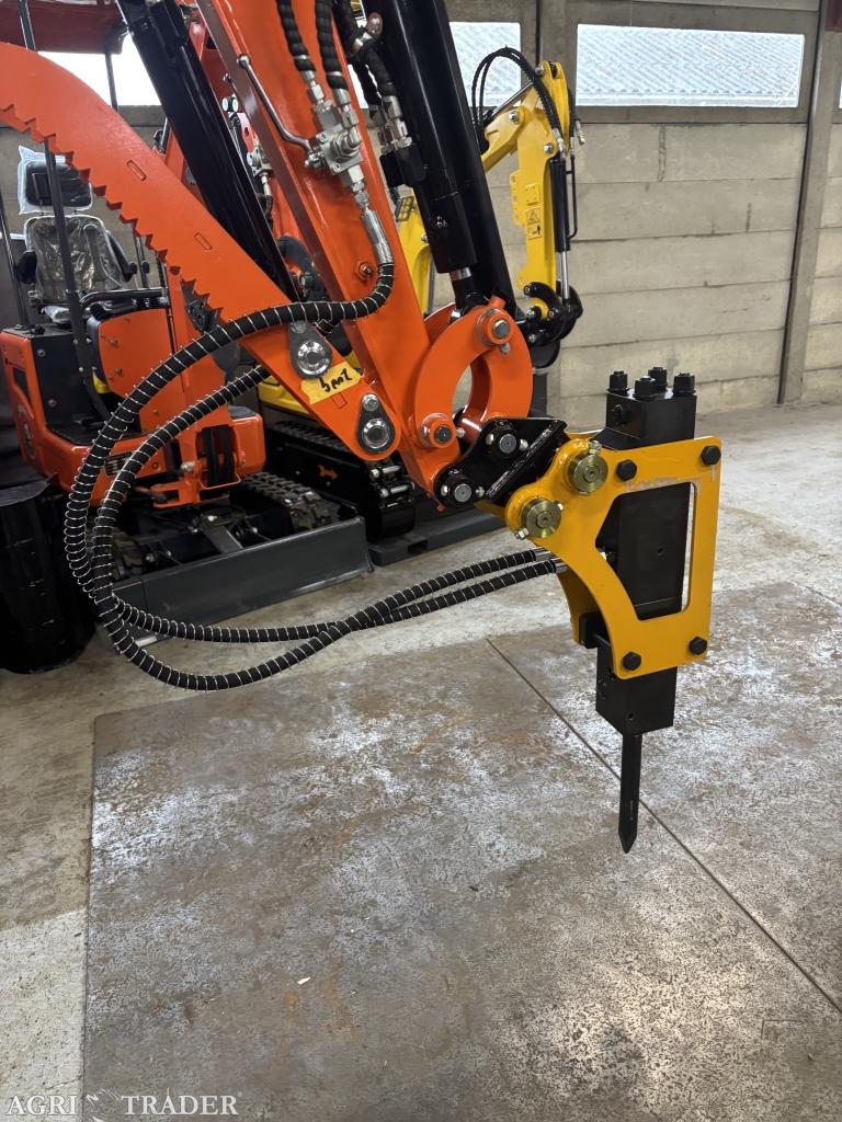 Hakhamer hydrolisch grondboor 20 cm minigraver, Niet opgegeven, -, Niet opgegeven