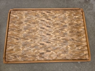 Tafelblad teak 80 x 55 cm, Watersport en Boten, Niet ingevuld, Gebruikt, Niet ingevuld, Niet ingevuld