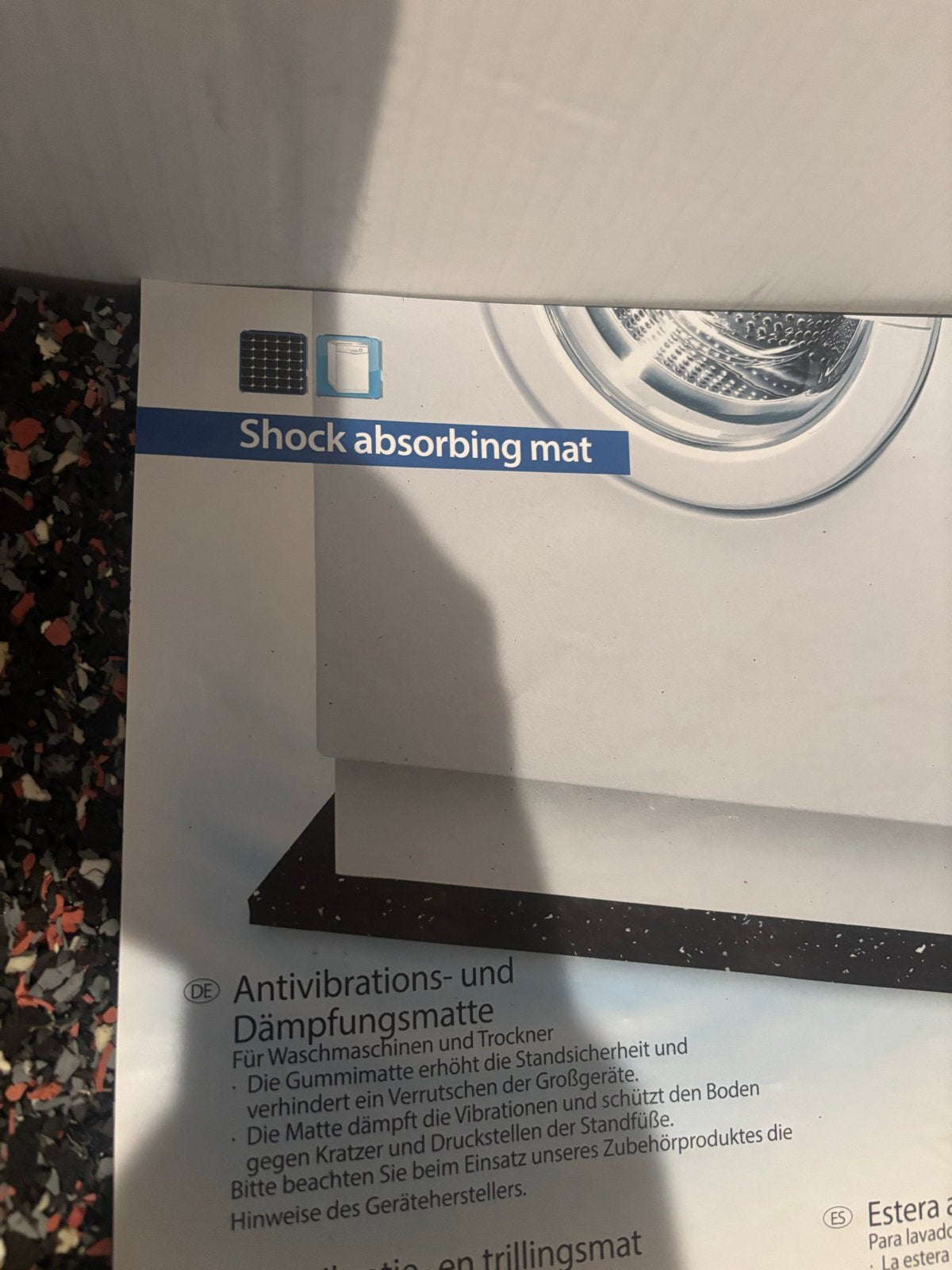 Nieuwe Antislip Mat voor Wasmachine - Trillingsdempend, Ophalen, Nieuw