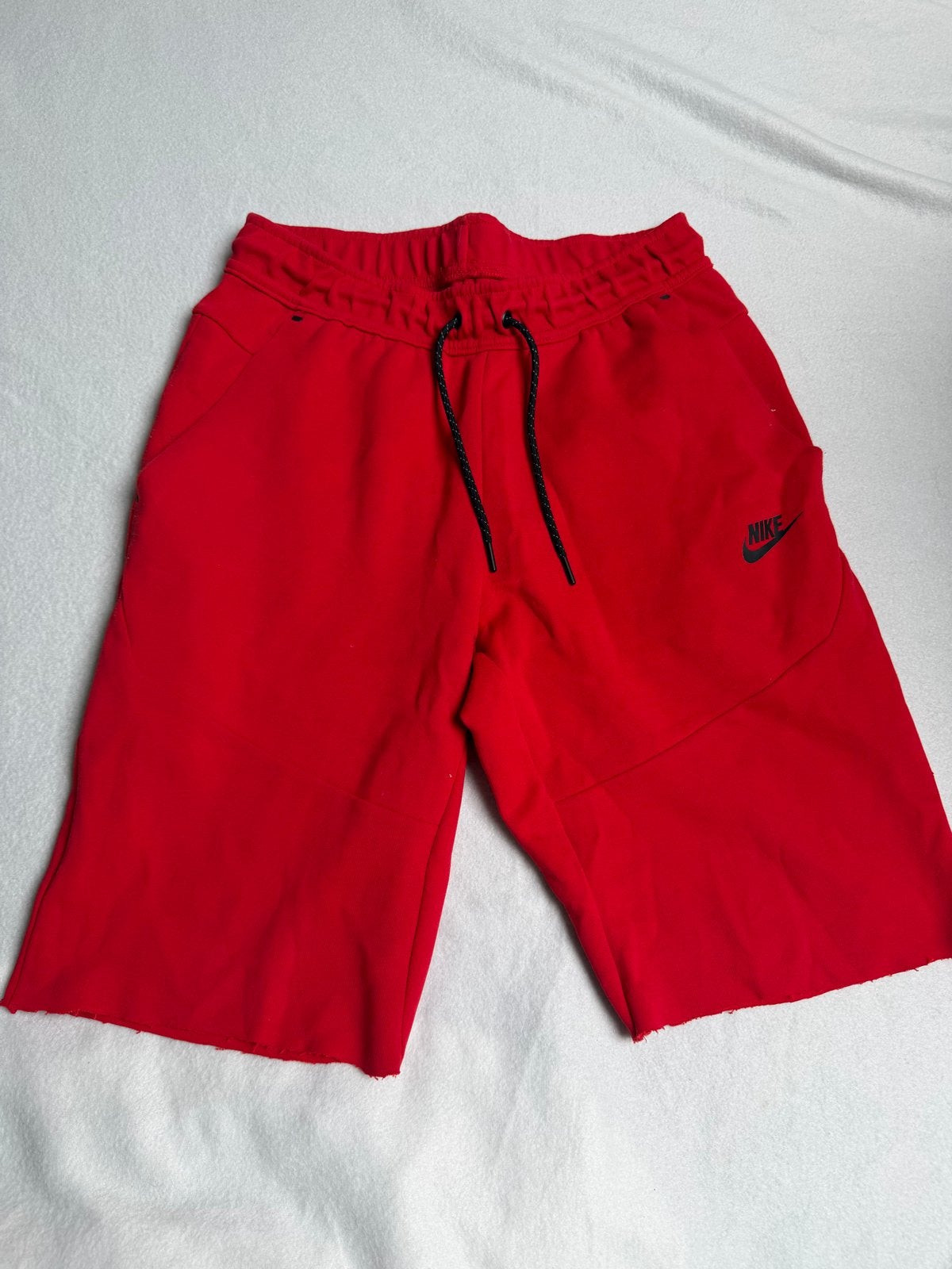 Nike Tech Fleece Short - Rood Heren - Maat S, Ophalen of Verzenden, Gedragen, Maat 46 (S) of kleiner, Rood