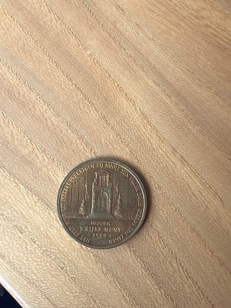 Rijks munt 1989, Ophalen of Verzenden, Koningin Beatrix, Overige waardes, Losse munt