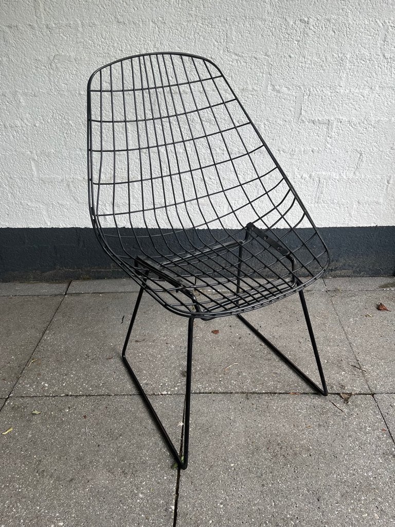 Pastoe SM05 Wire chair design topconditie voor meeneemprijs, Ophalen, Zwart, Zo goed als nieuw, Metaal