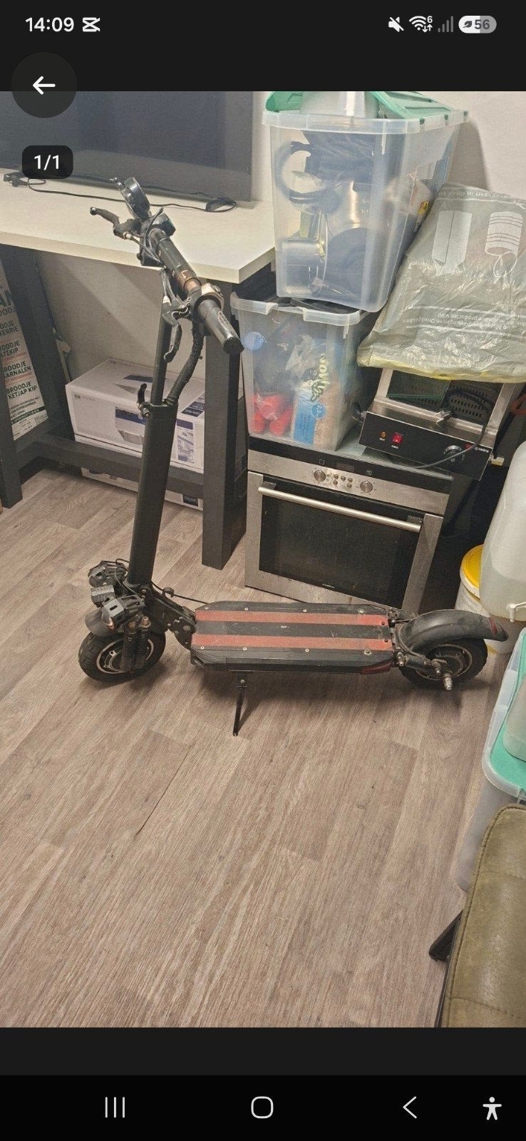 Sunnigoo Elektrische step (dual motor 2x 800w), Fietsen en Brommers, Ophalen, Gebruikt, Elektrische step (E-scooter), Sunnigoo