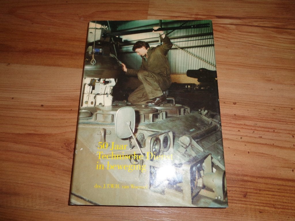 50 jaar technische dienst in beweging leger TD soldaat, Verzenden, Landmacht, Nederland, Boek of Tijdschrift