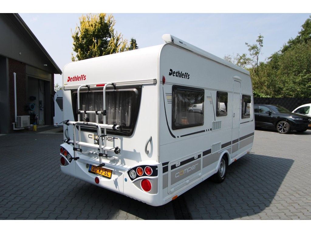 Dethleffs Camper 430 DB Voortent-Luifel-Mover, Caravans en Kamperen, Rondzit, Bedrijf, Dwarsbed, Dethleffs