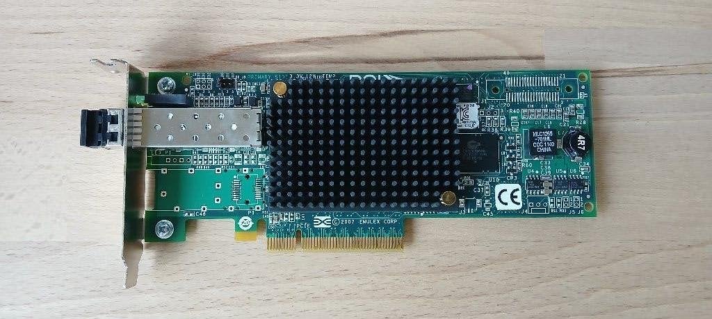 Emulex LPE12000 8Gb Fibre Channel Single-Port HBA, Computers en Software, Verzenden, Zo goed als nieuw, Intern, IBM