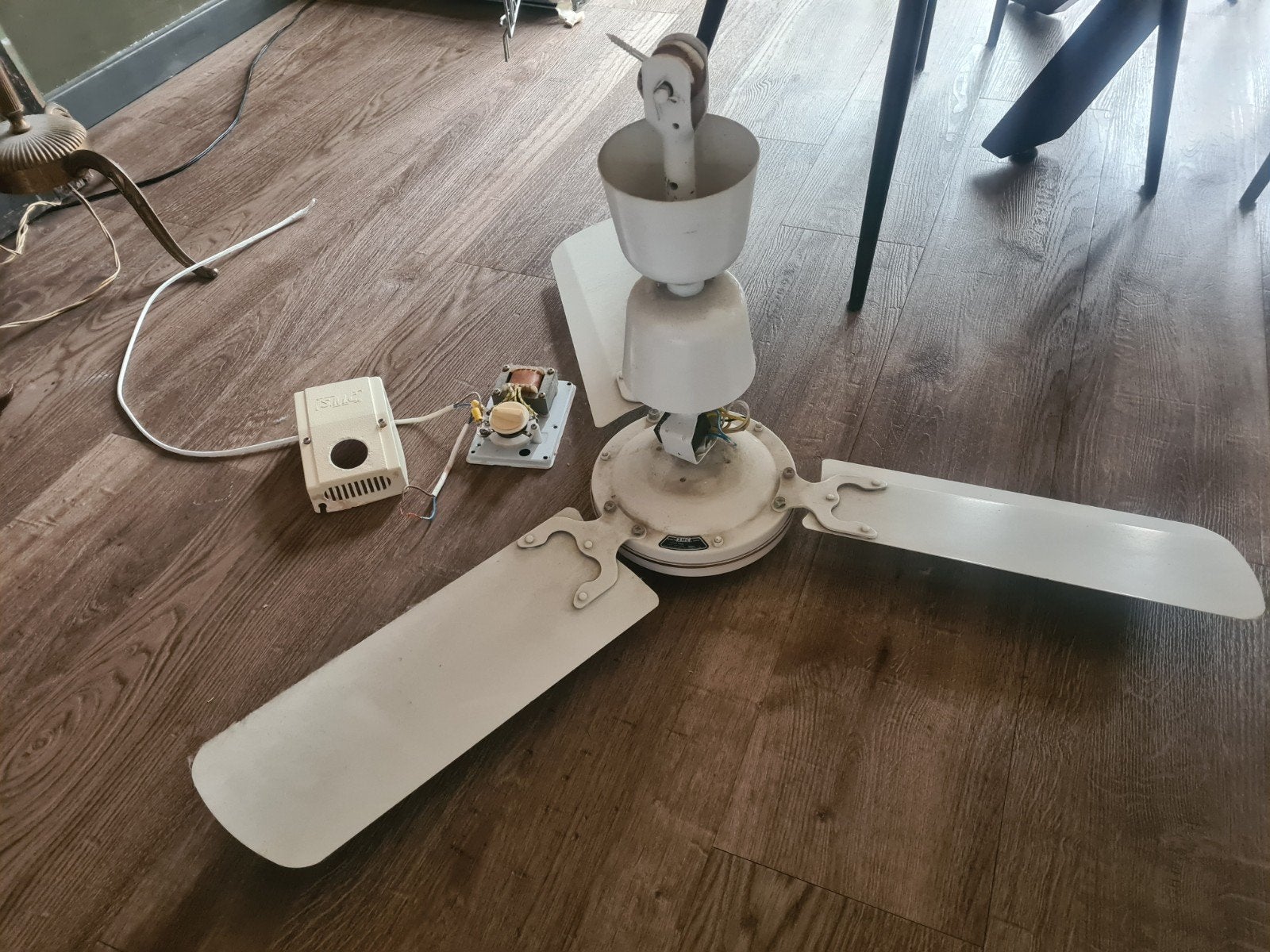 SMC Plafondventilator - Model KN36, 60W, Witgoed en Apparatuur, Ophalen of Verzenden, Gebruikt, Plafondventilator