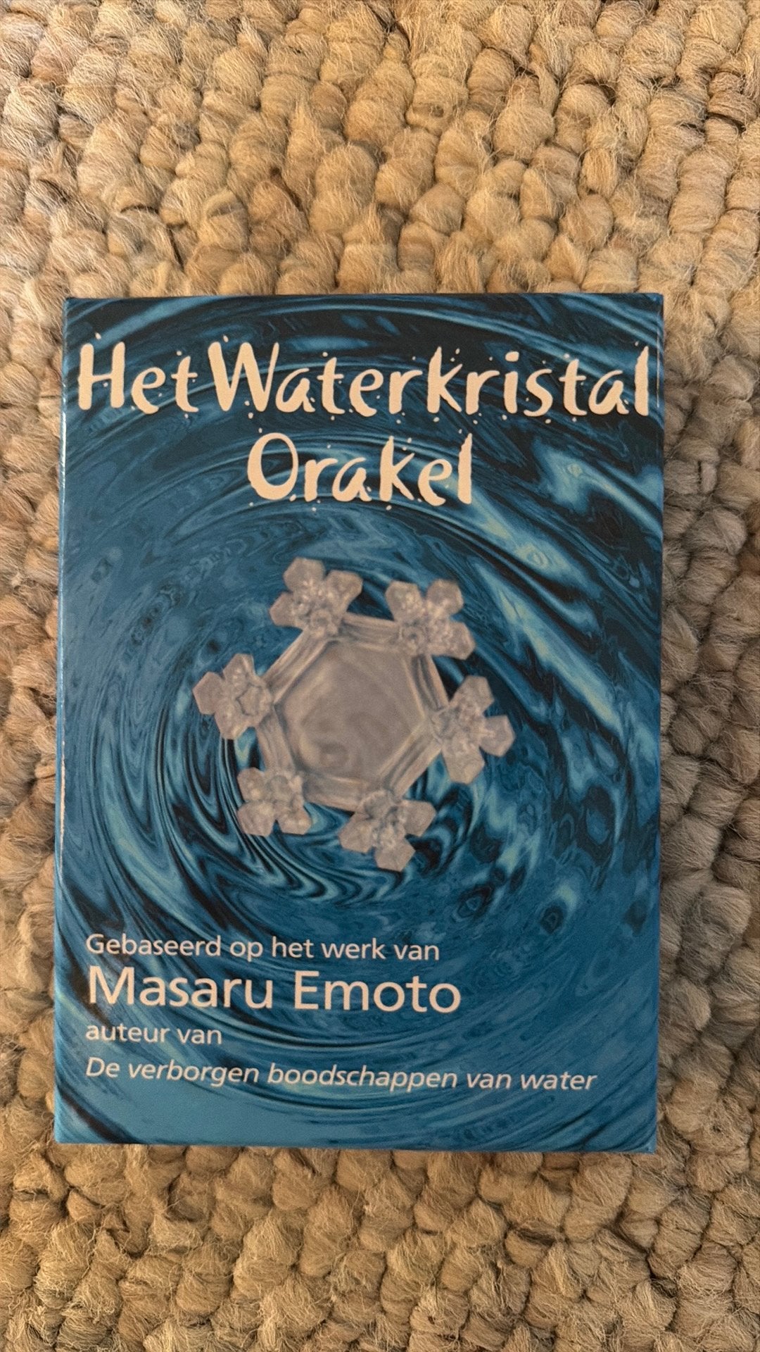 Masuru Emoto - Waterkristal orakel, Boeken, Tarot of Kaarten leggen, Masuru Emoto, Overige typen, Ophalen of Verzenden