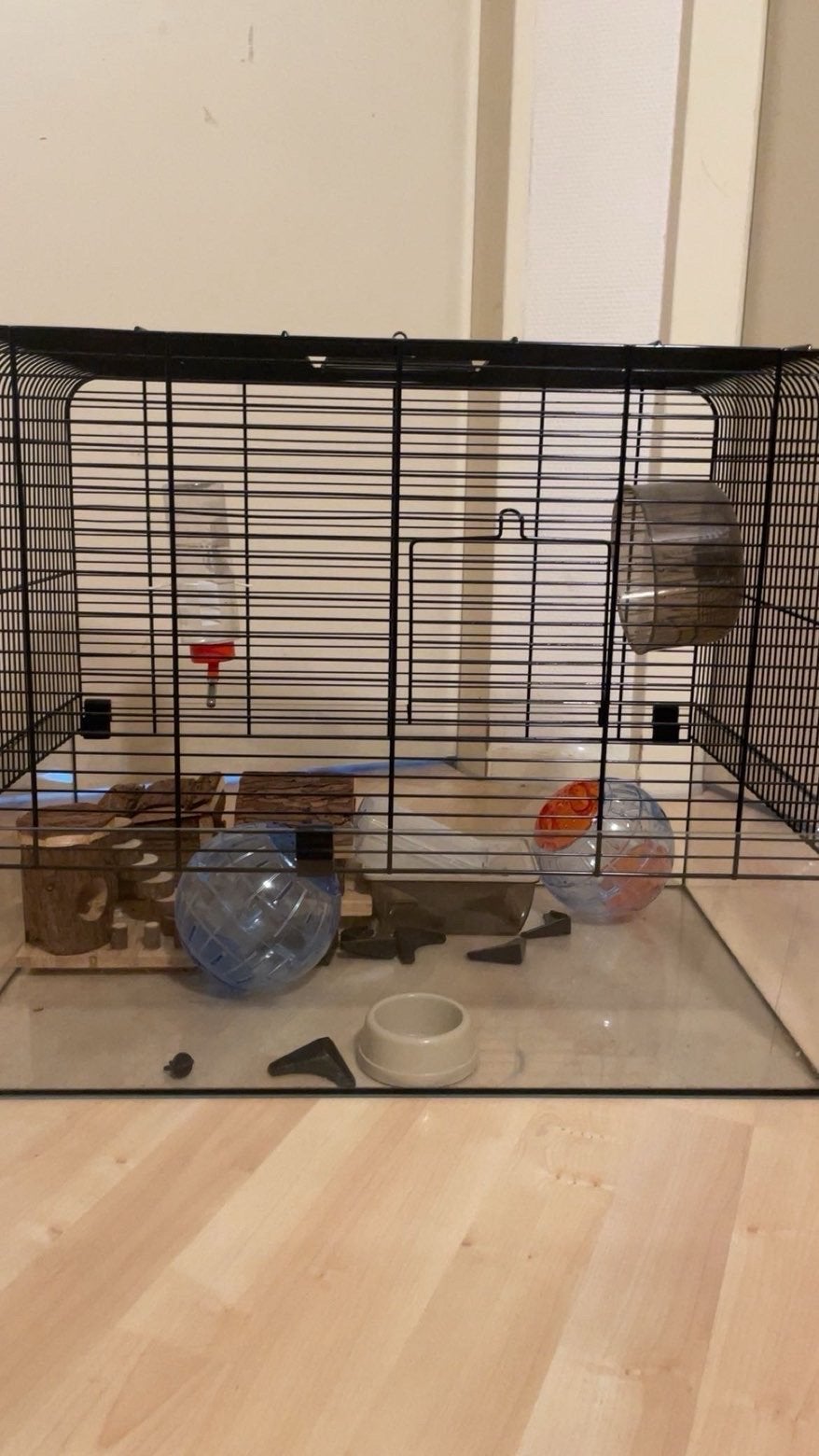 Glaze hamster kooi, Ophalen of Verzenden, Loopwiel of Rad
