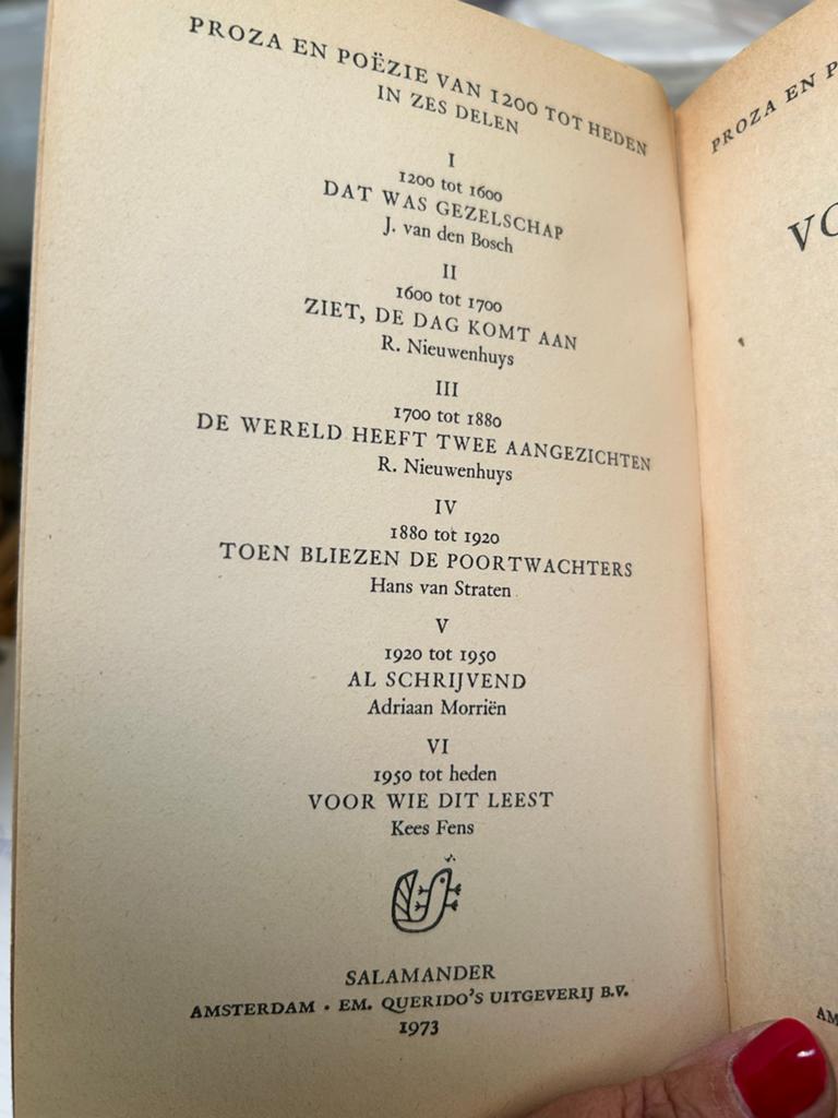 Salamander reeks: Proza en poëzie - incl 4x een 1e druk, Ophalen, Gelezen, Nederland