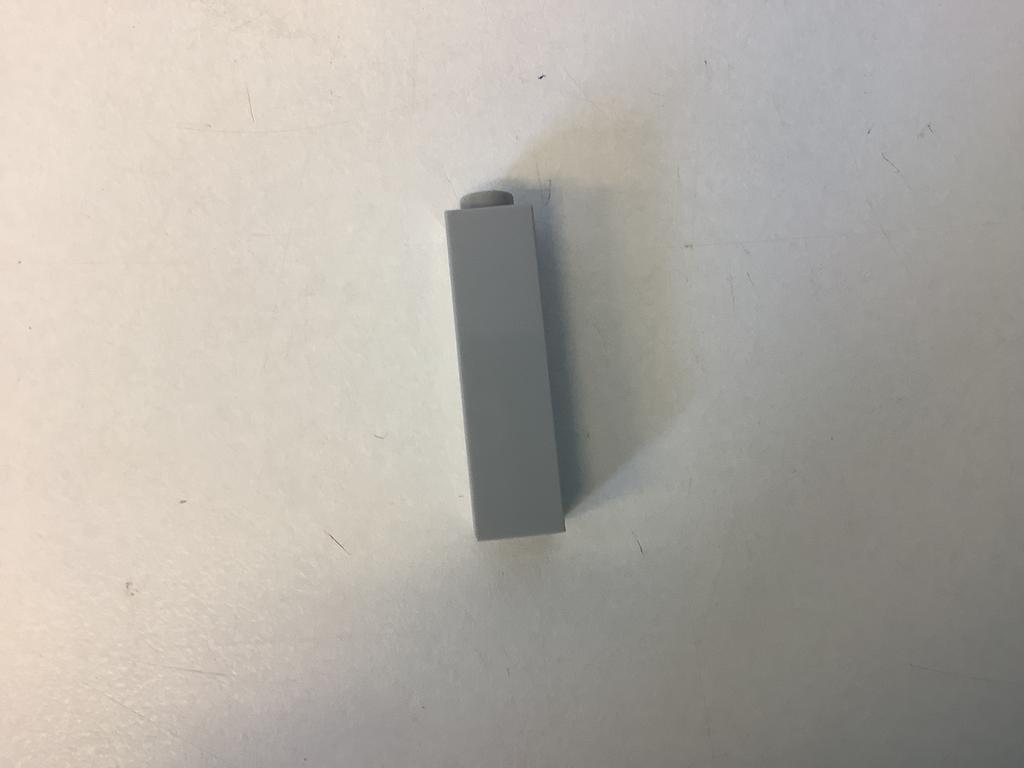 Lego steen 1x1x3 licht grijs (1), Ophalen of Verzenden, Gebruikt, Losse stenen, Lego