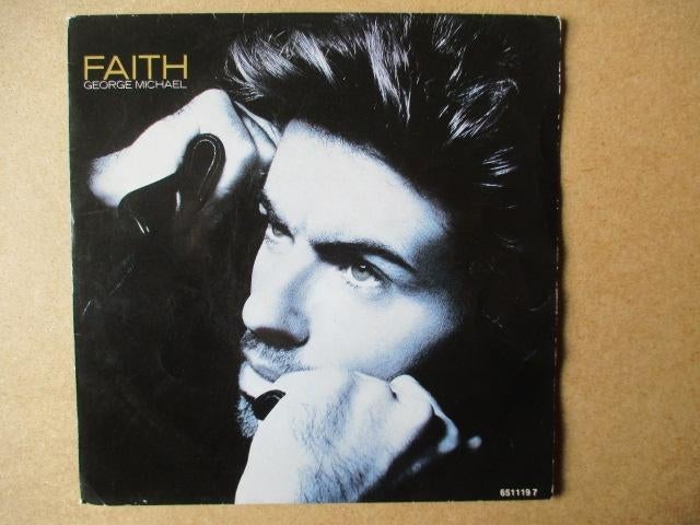 s5946 george michael - faith, Cd's en Dvd's, Vinyl Singles, Ophalen, Gebruikt, Overige genres, 7 inch