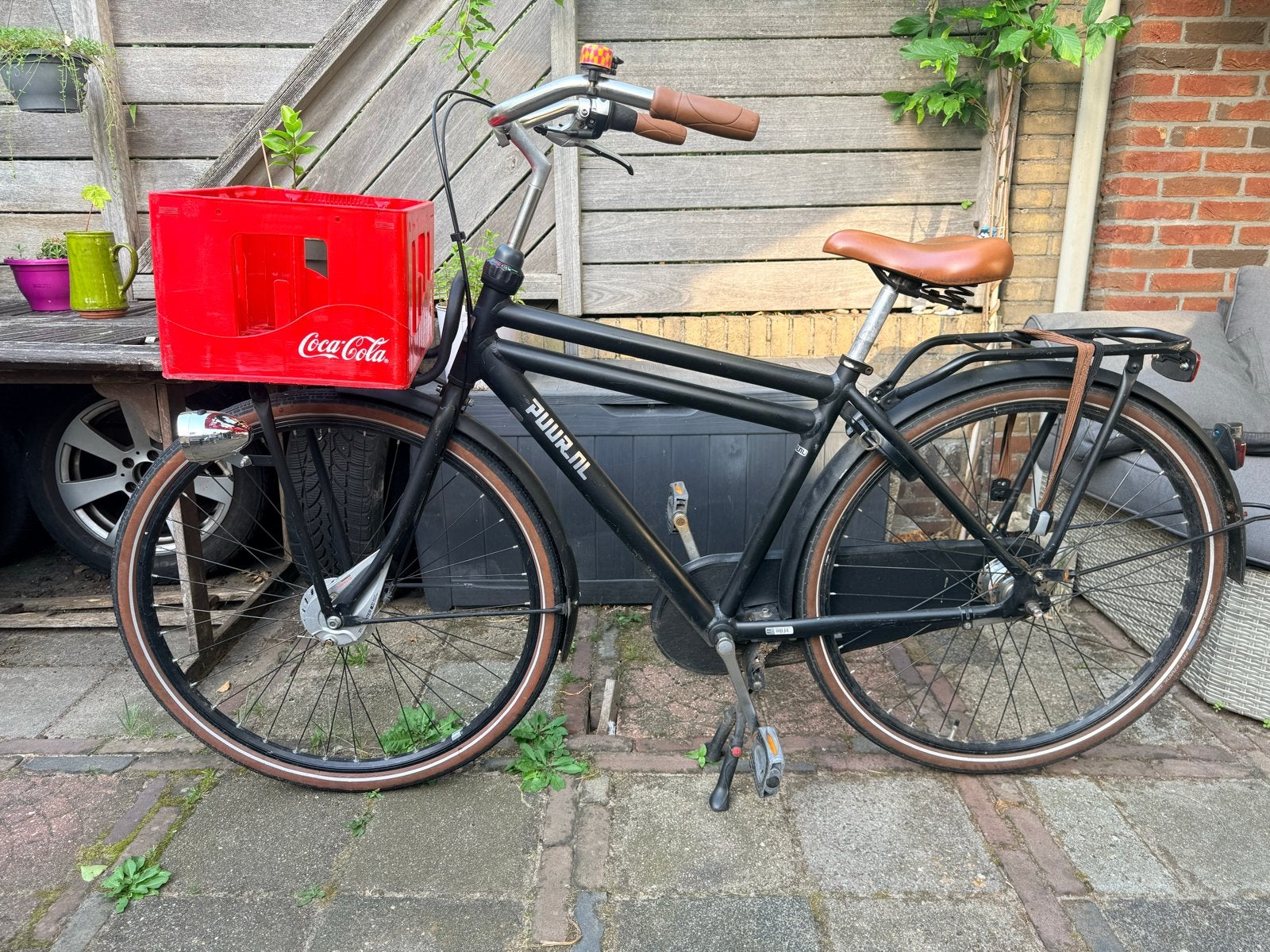 Gazelle Puur NL - Licht aluminium frame, 28 inch, Ophalen, Gebruikt, 26 inch of meer, Versnellingen
