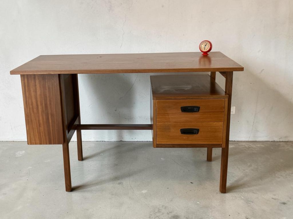 Vintage Teak Deens Bureautje - Originele Staat, Antiek en Kunst, Ophalen
