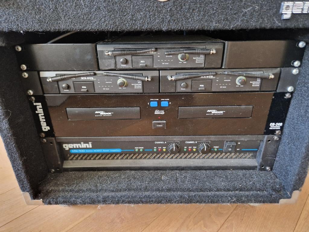 Gemini CD-240 en Gemini XPM-900 Amp versterker, Ophalen, 1990 - 1999, Gebruikt
