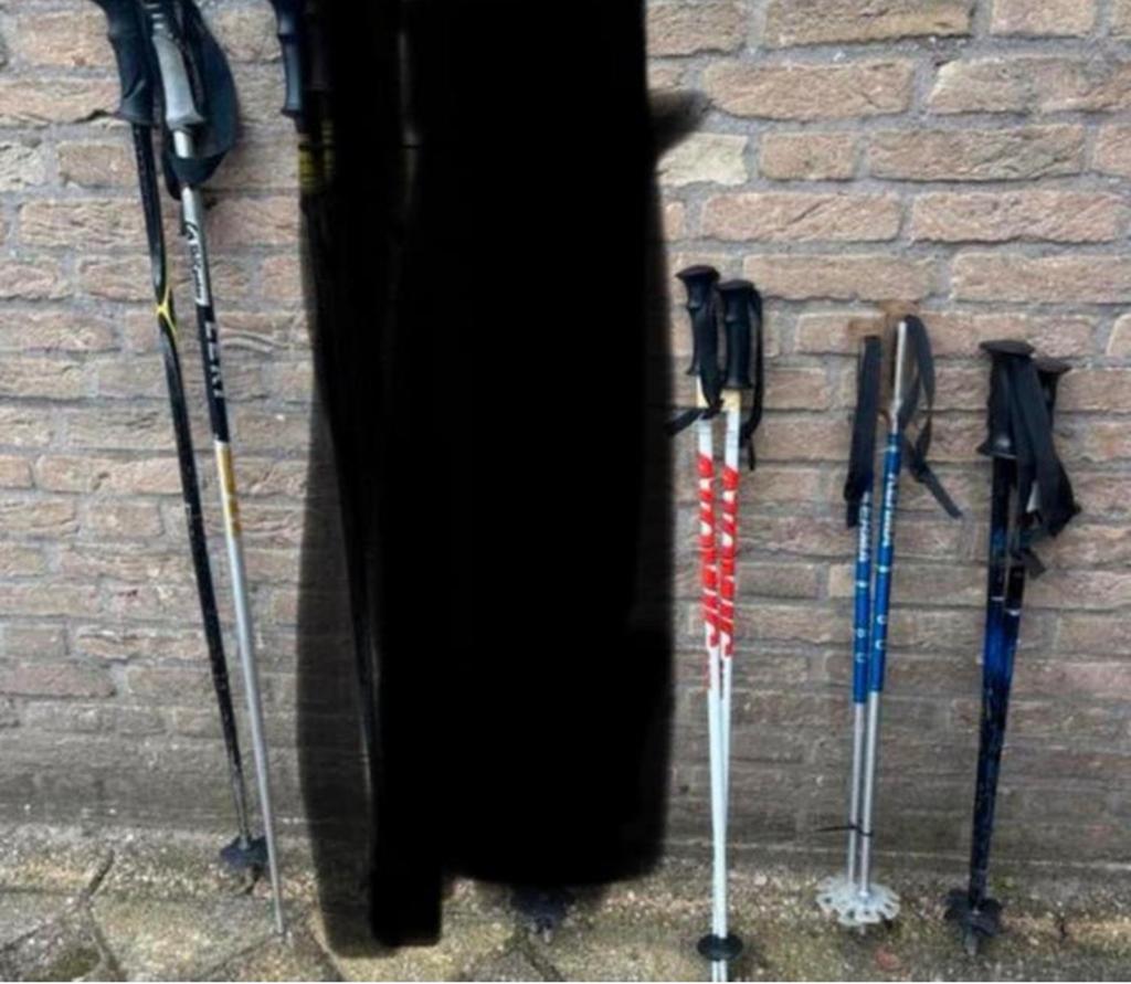 Skistokken maat 75,80,85, en 2x115 losse stokken 115, Overige merken, Gebruikt, Stokken, Ophalen of Verzenden