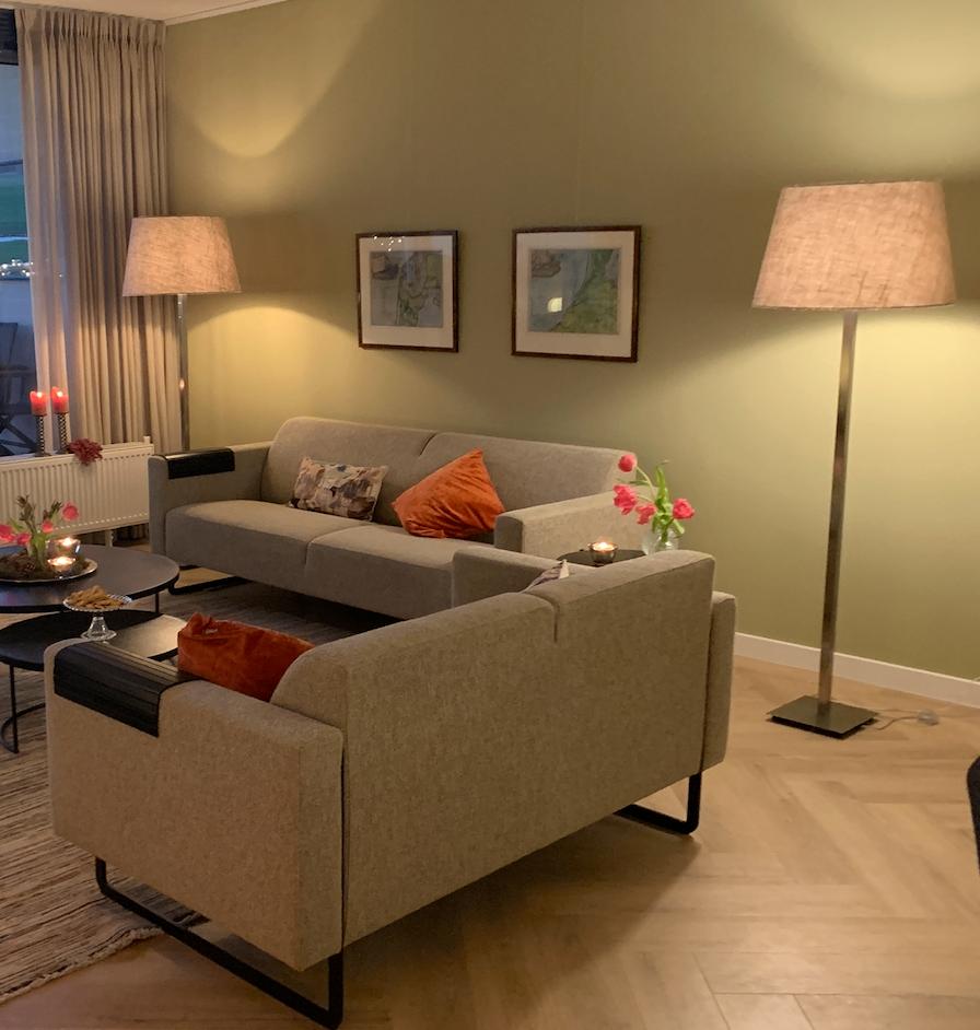 Staande schemerlampen, Huis en Inrichting, Ophalen, Design, Zo goed als nieuw, Stof