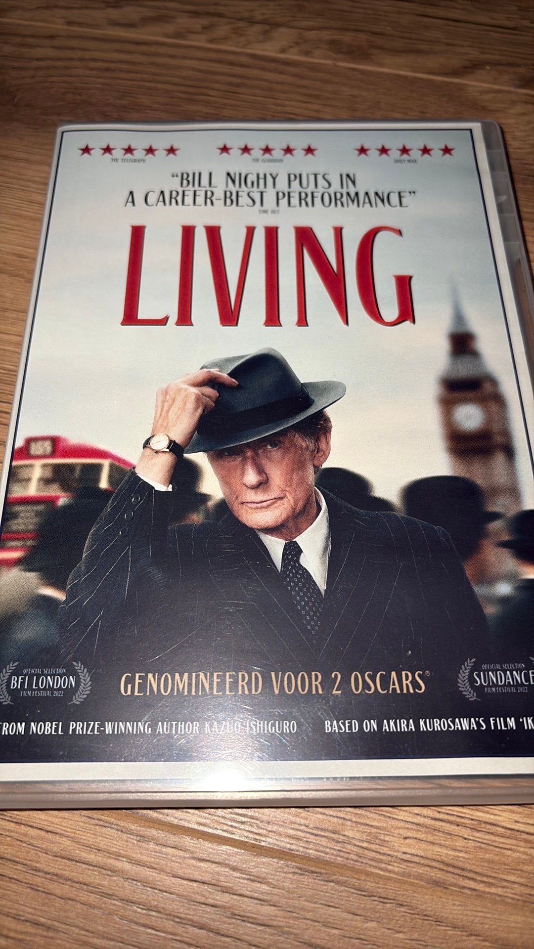 Living met Bill Nighy. Remake van Ikiru van Akira Kurosawa., Cd's en Dvd's, Vanaf 16 jaar, Ophalen of Verzenden, Zo goed als nieuw