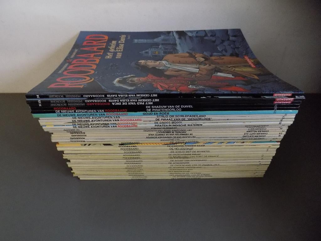 Roodbaard ~ Complete serie 1 t/m 34 + Jonge Jaren 1 t/m 5, Boeken, Stripboeken, Eén stripboek, Ophalen of Verzenden, Gelezen