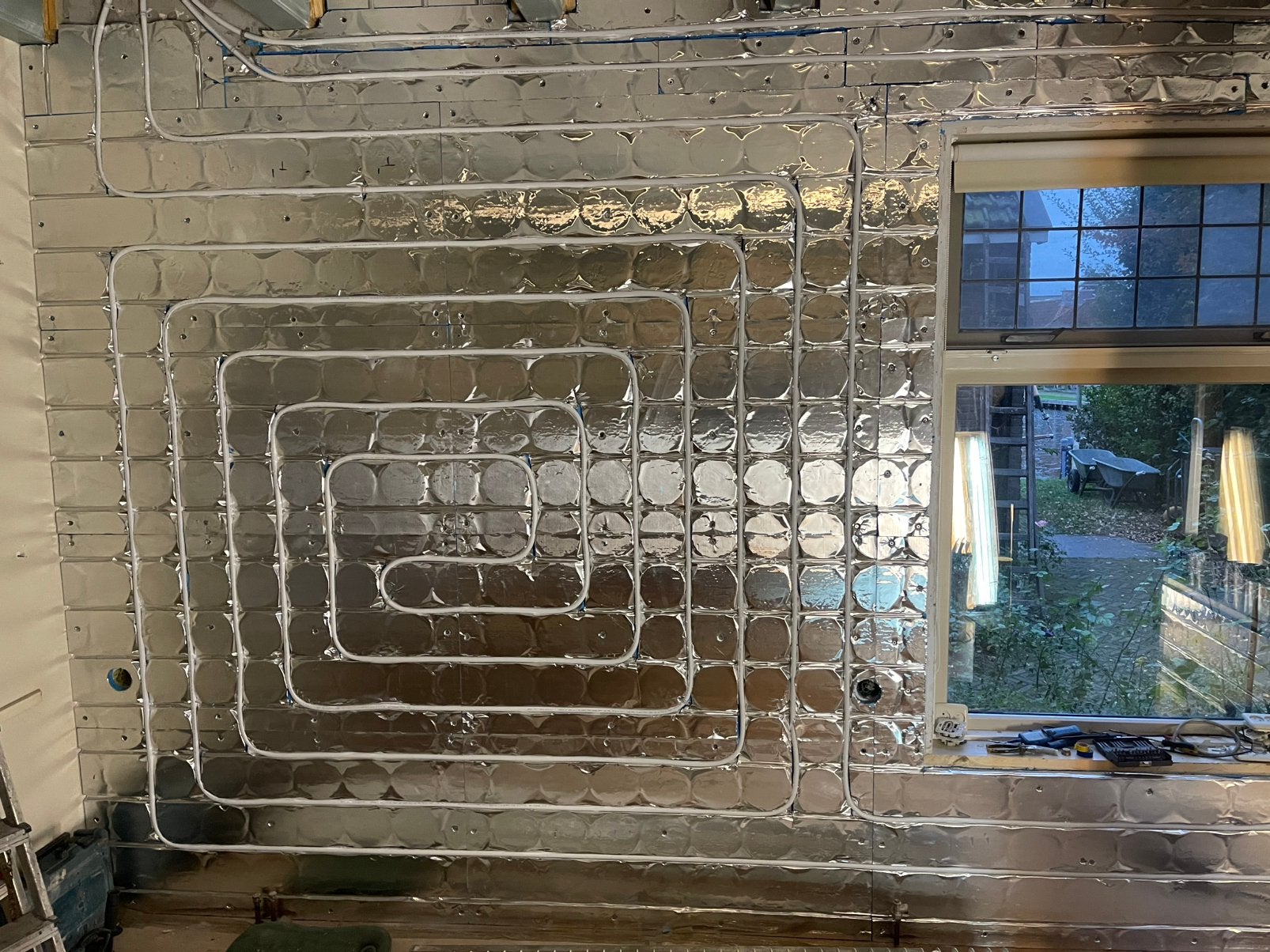 Wandverwarming nu tbv buis 16 mm H.O.H 15 cm nu € 16,50 m2, Overige typen, Nieuw, Minder dan 60 cm, Ophalen of Verzenden