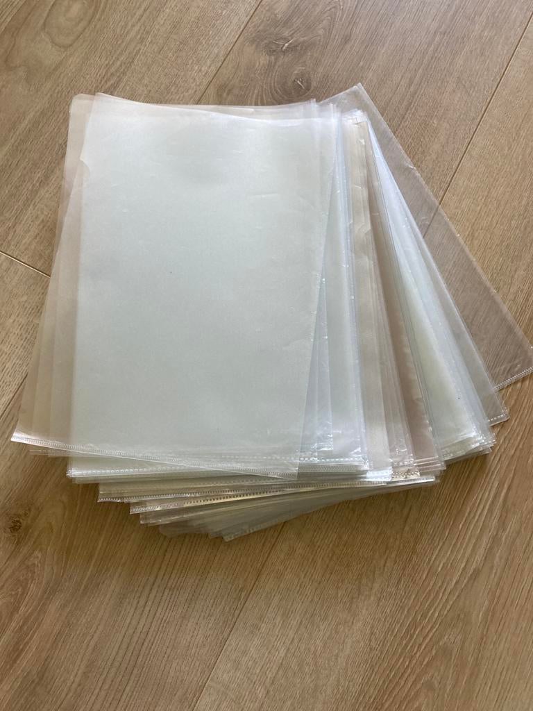 Plastic insteek hoesjes., Ophalen of Verzenden, Zo goed als nieuw