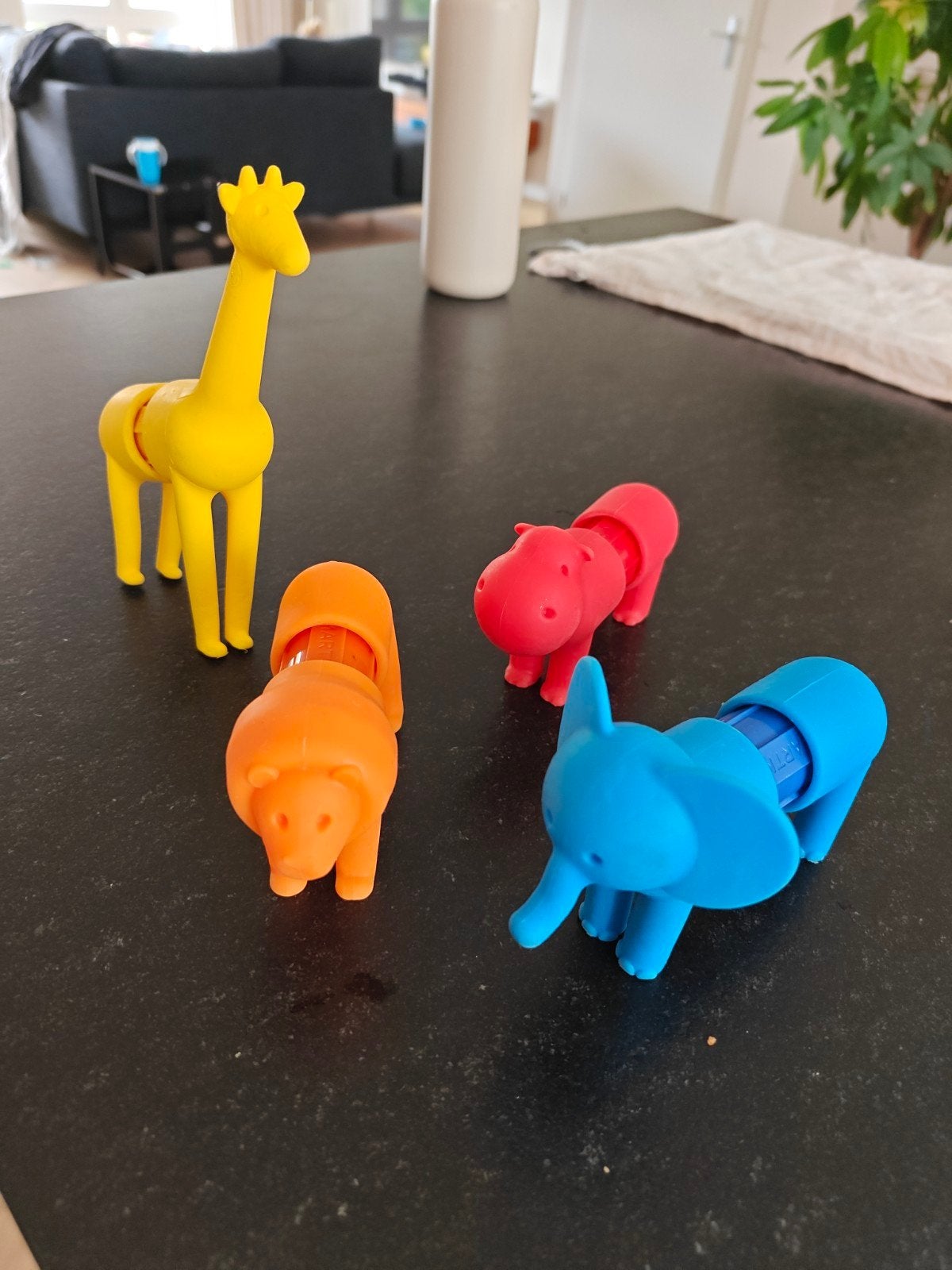 Smartmax Dieren: Leeuw, Nijlpaard, Olifant, Giraf, Kinderen en Baby's, Speelgoed | Educatief en Creatief, Ophalen of Verzenden