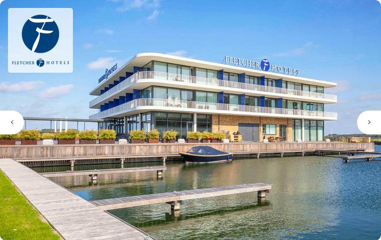 Fletcher 100 hotels  PAS OP geldig tot 10-6-26-2026 ⭐⭐⭐⭐, Twee personen, 1 overnachting