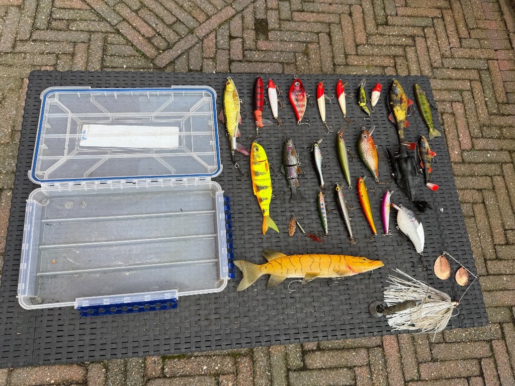 Grote partij kunstaas Savage Gear Rapala snoek + box, Ophalen of Verzenden, Zo goed als nieuw, Overige typen