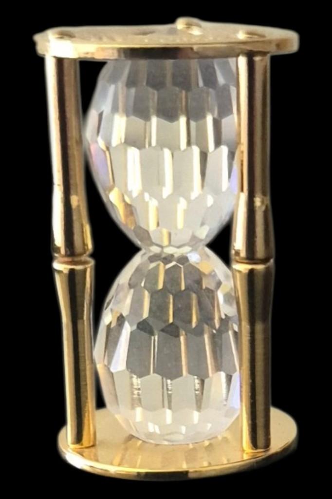 Swarovski - crystal memories - zandloper, Verzamelen, Swarovski, Ophalen of Verzenden, Zo goed als nieuw, Figuurtje