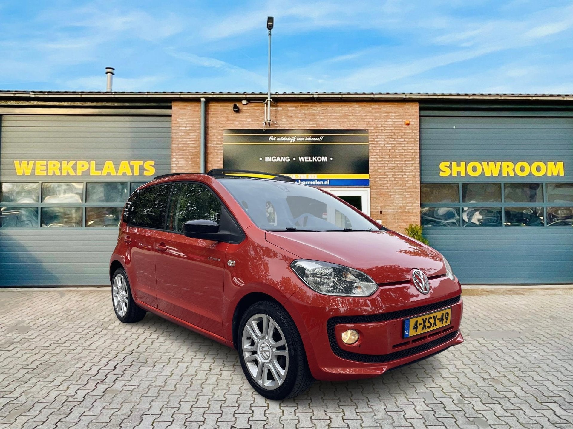 Volkswagen Up! High up! *Airco*Cruise*Panorama*NL-Auto*, Auto's, Volkswagen, Voorwielaandrijving, Euro 5, Gebruikt, Up!