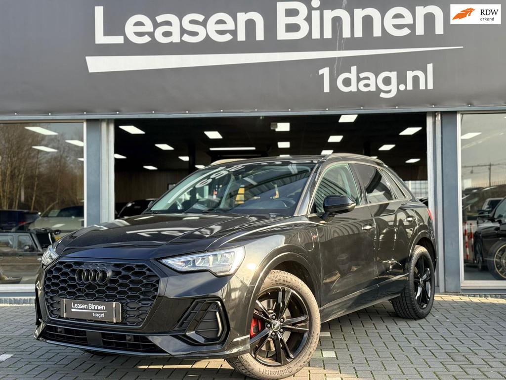 Audi Q3 45 TFSI quattro S-Line Camera/Blindspot/Trekhaak, Auto's, Audi, Automaat, Gebruikt, 1984 cc, Leder en Stof