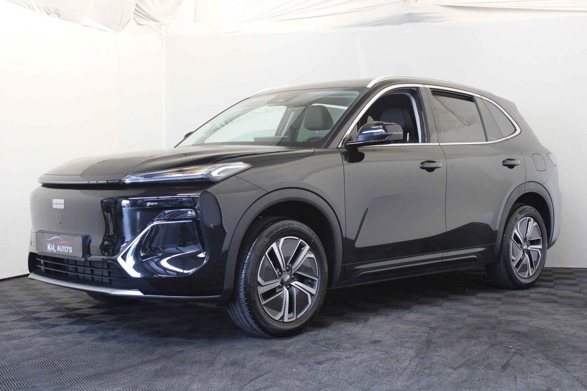 GEELY Starray EM-i 1.5 Pro |Plug in Hybrid|83km Elektrisch|, Auto's, Automatische klimaatregeling, Zwart, 4 cilinders, Zwart