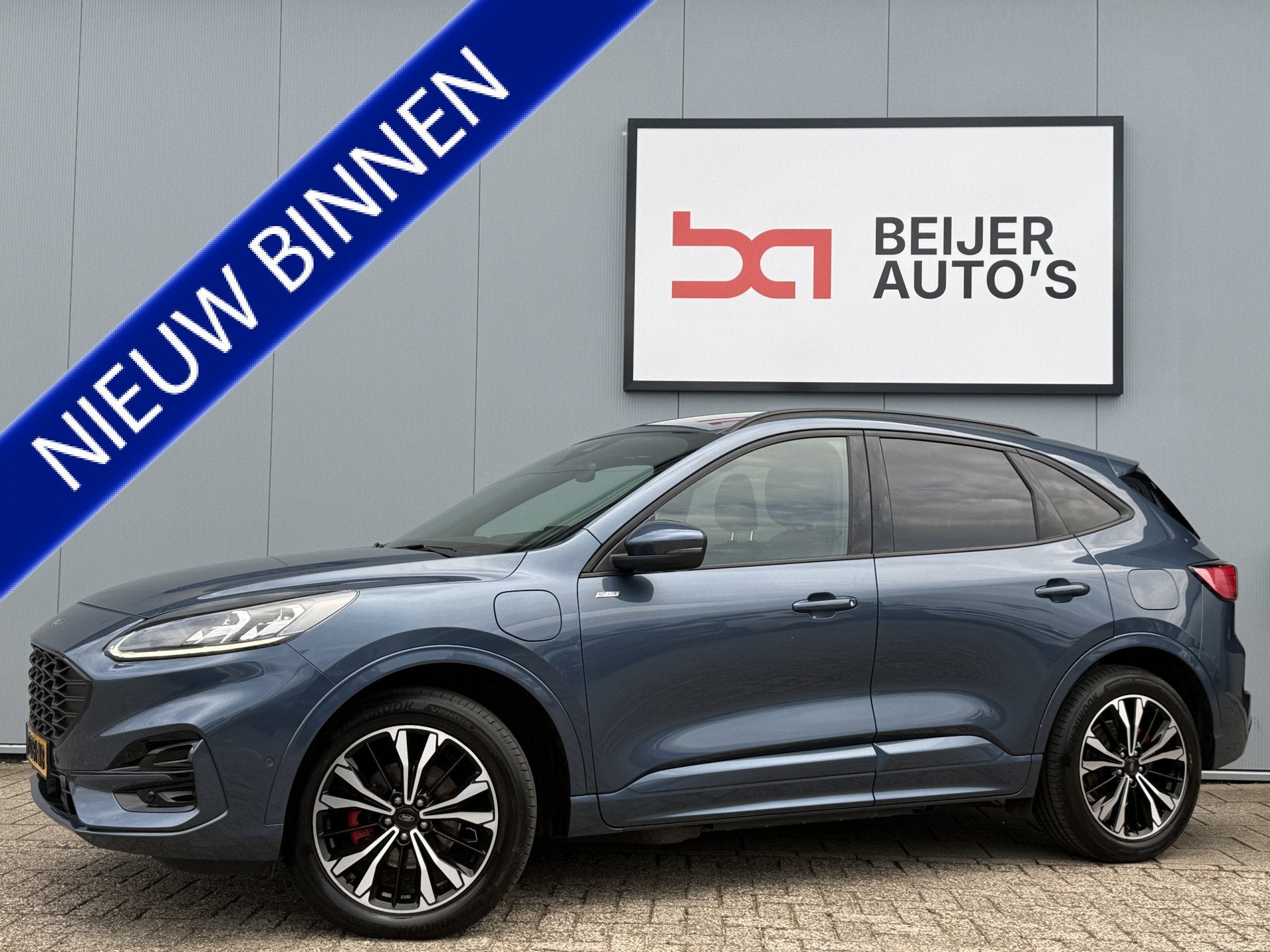 Ford Kuga 2.5 PHEV ST-Line X Automaat Carplay/Trekhaak/19inc, Gebruikt, Euro 6, 4 cilinders, Blauw