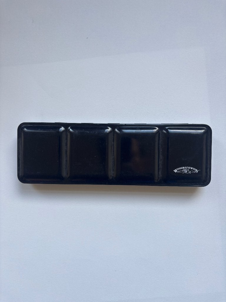 Aquarelverf pocketbox metaal voor 24 napjes - leeg, Ophalen of Verzenden, Zo goed als nieuw, Overige typen