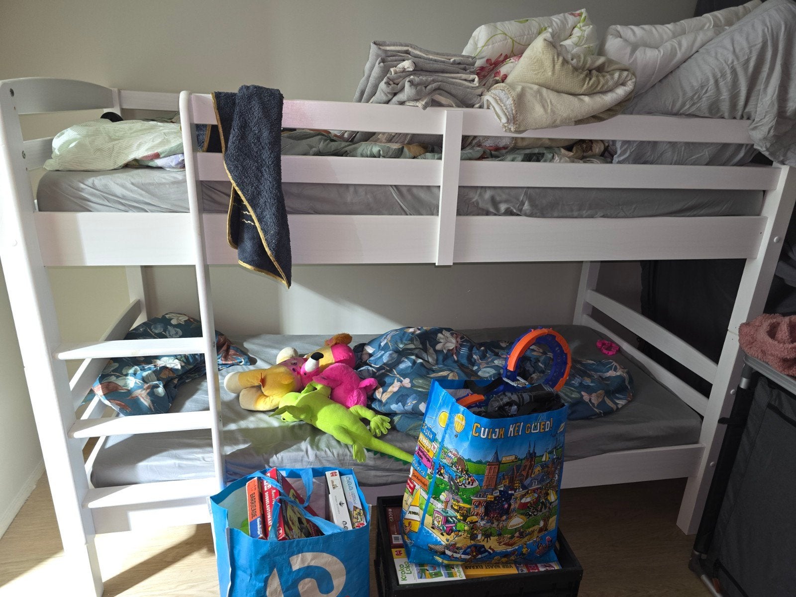 Stapelbed - ook als twee losse bedden te gebruiken, Ophalen, Gebruikt, 90 cm, Eenpersoons