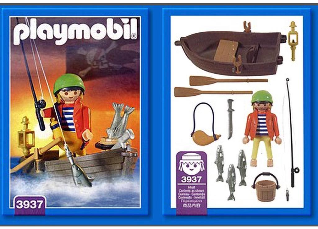Playmobil 3937 piraat in bootje, Ophalen of Verzenden, Zo goed als nieuw, Complete set
