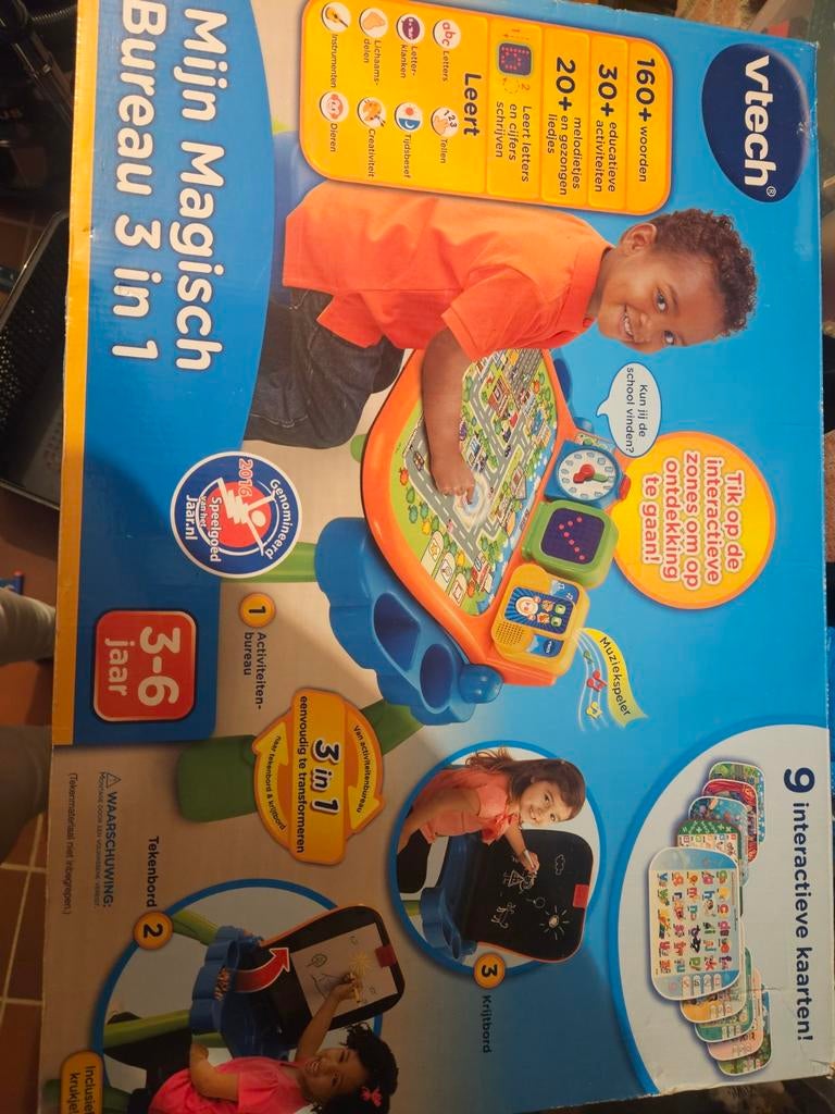 VTech Mijn Magisch Bureau 3-in-1 - Educatief Speelgoed, Ophalen of Verzenden, Gebruikt, Knutselen, Met geluid