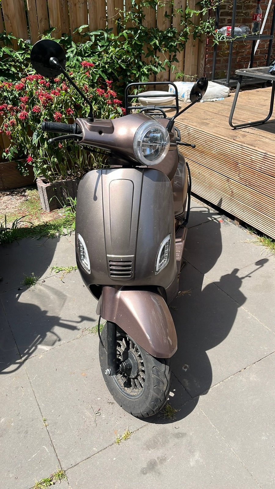 Vespa look bromscooter, Ophalen of Verzenden, Benzine, Overige modellen