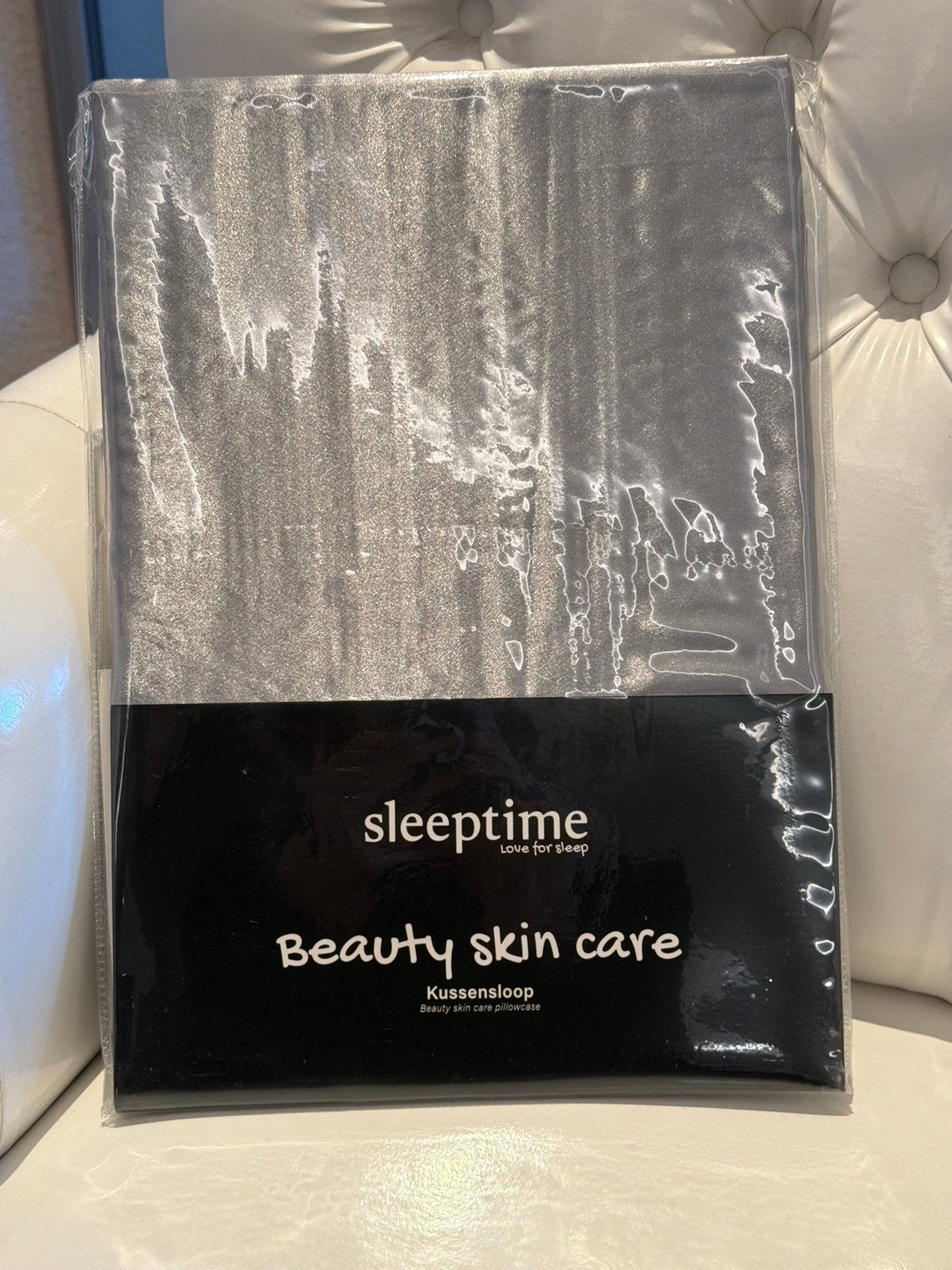Sleeptime Beauty Skin Care Kussensloop - Zilver, Hoeslaken of Sloop, Ophalen of Verzenden, Overige merken, Polyester
