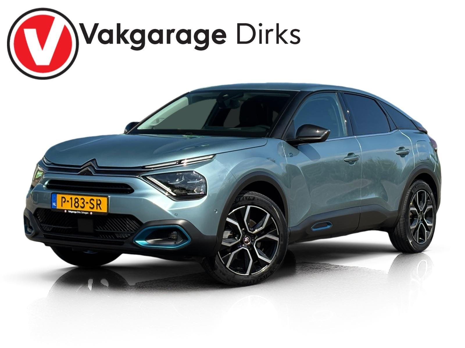 Citroen Ë-C4 Shine 50 kWh ✅ 3-Fase ✅ 360 ✅ ACC, Auto's, Dealer onderhouden, Gebruikt, 357 km, Blauw
