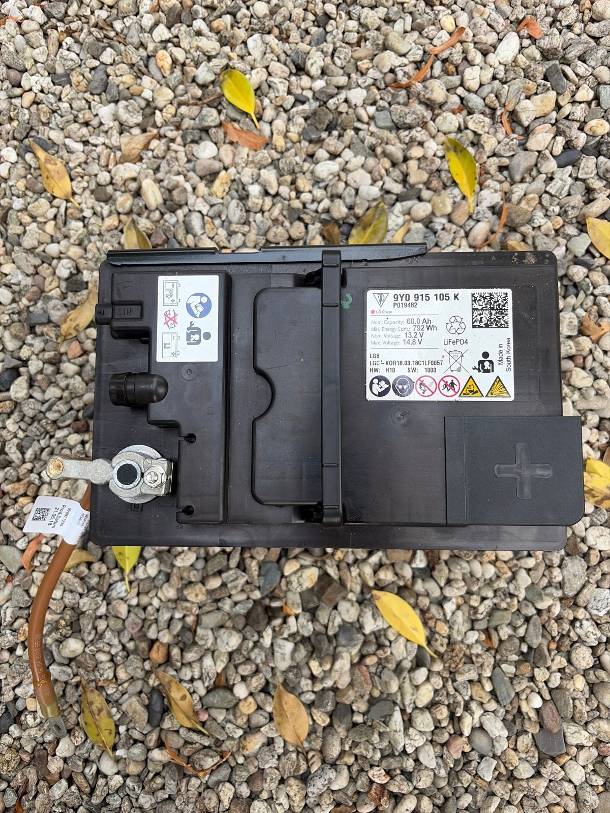 LG 12V 60Ah 710Wh LiFePO4 Accu - 9YD 915 105 K, Ophalen, Gebruikt, Overige automerken