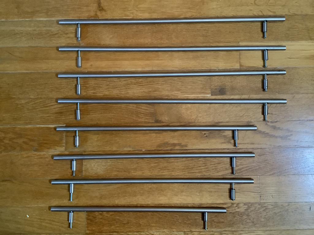 Lade handgrepen, Huis en Inrichting, Keuken | Keukenelementen, Ophalen, Minder dan 50 cm, Gebruikt, Minder dan 100 cm