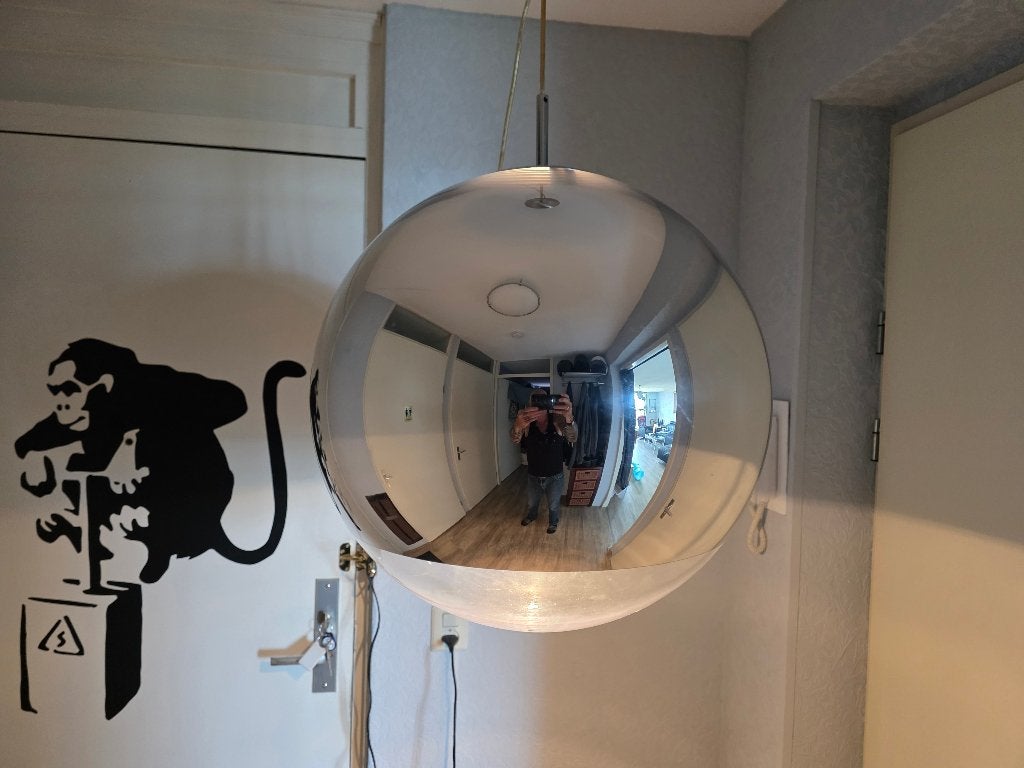 Tom Dixon Mirror Ball Lamp 50 cm, Ophalen, Kunststof, Gebruikt, Overige fittingen
